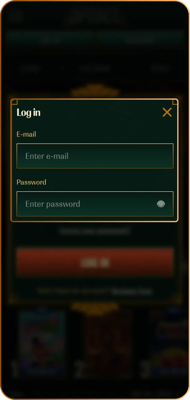 Enter Your Credentials including your registered email address and secure password on Spybet.
