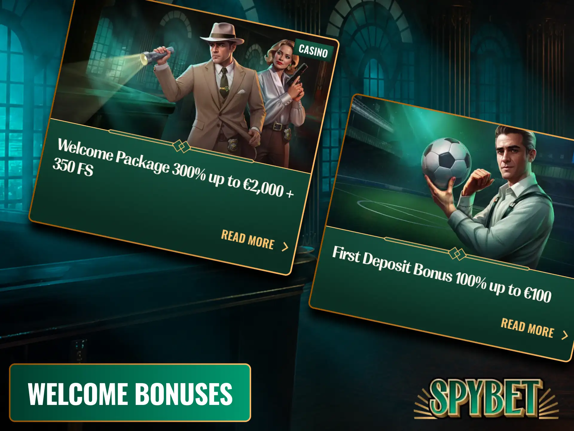 Claim lucrative welcome bonuses after installing the Spybet app on your mobile device in Ireland.