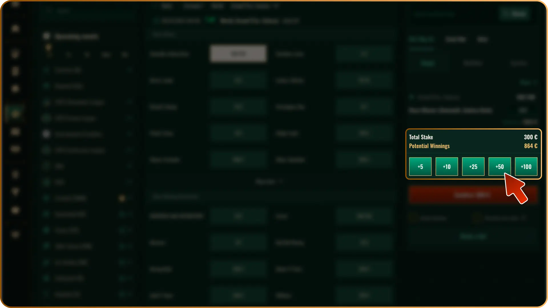 Tap a Price to Add It to Your Betslip and set your preferred stake amount on Spybet.