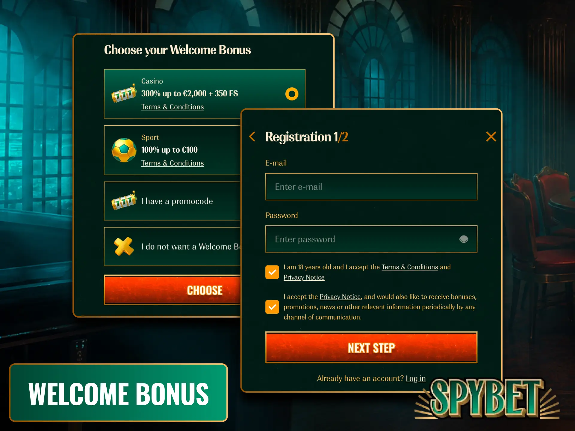 Claim an exclusive Welcome Bonus for Football Betting to boost your starting balance on Spybet.