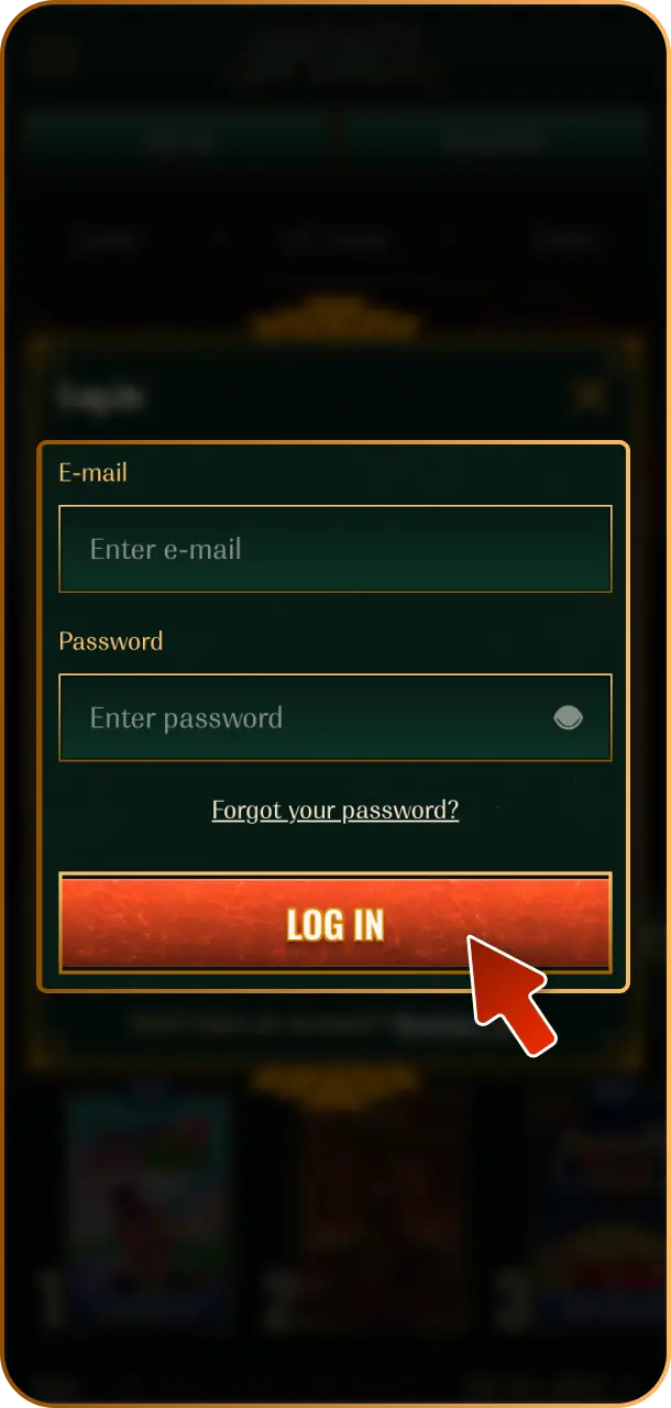 Log in using your credentials to access your personalized Spybet account dashboard.