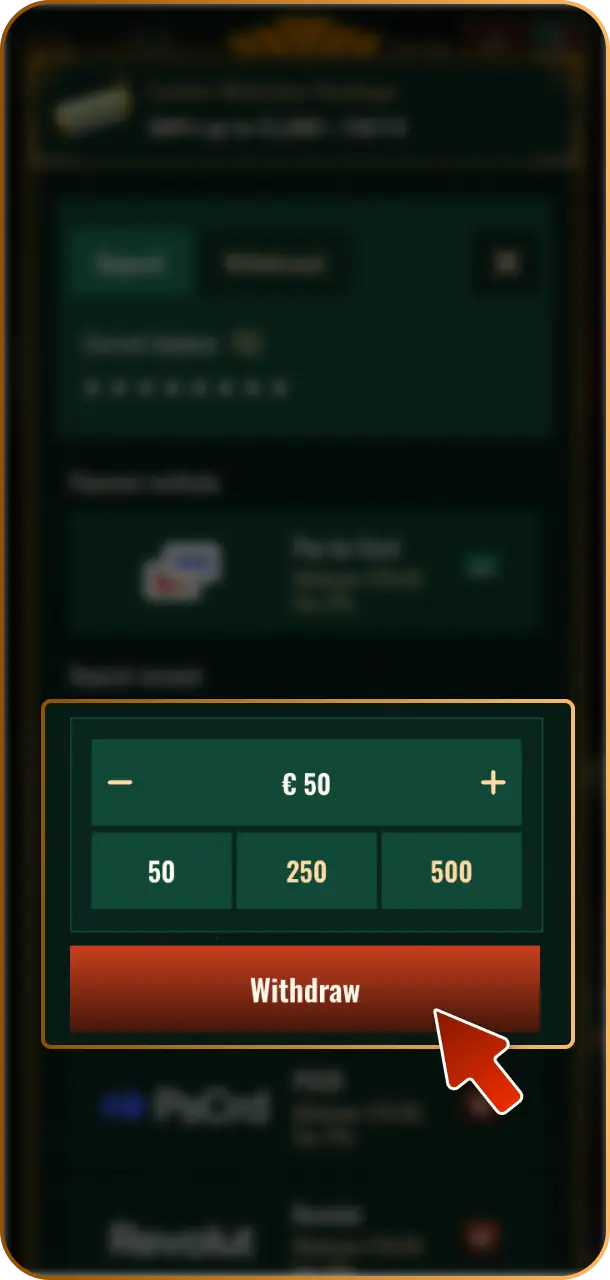 Enjoy fast and secure withdrawals when cashing out your football winnings on Spybet.