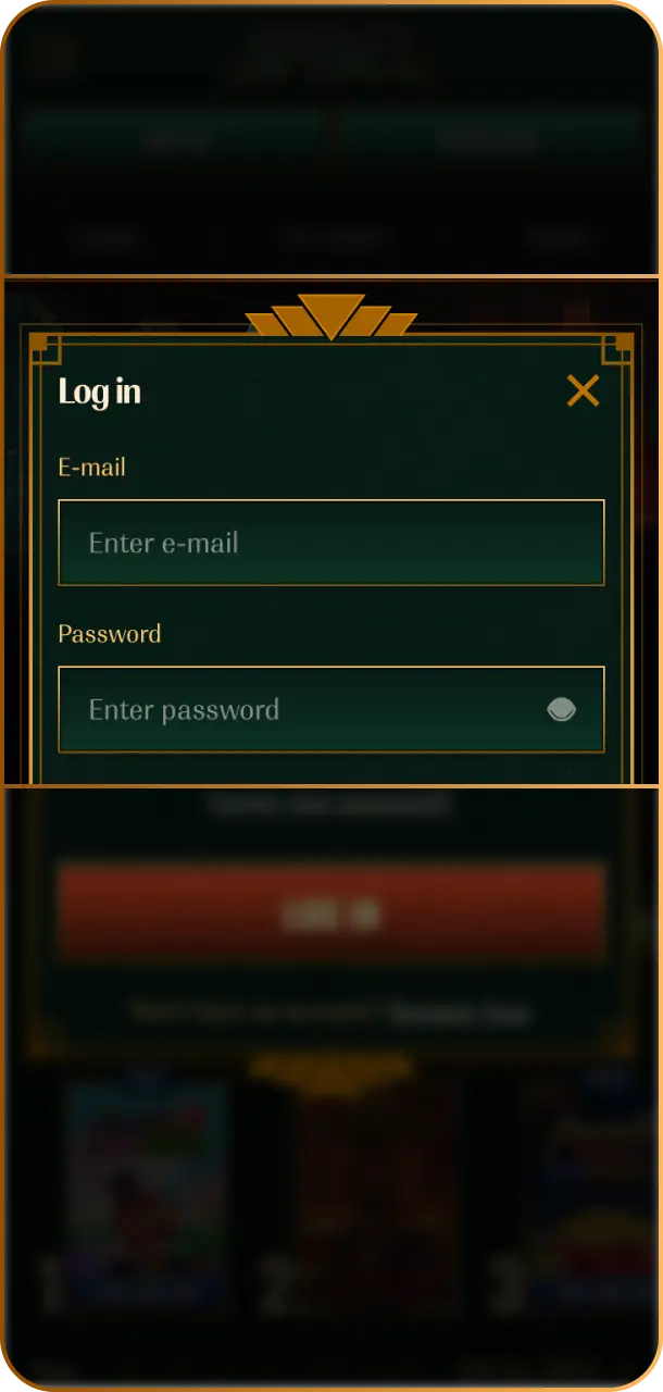 Enter Details including your registered username/email address and account password on Spybet.