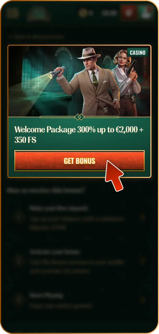 Claim a Bonus to boost your bankroll with extra funds or free spins on Spybet.
