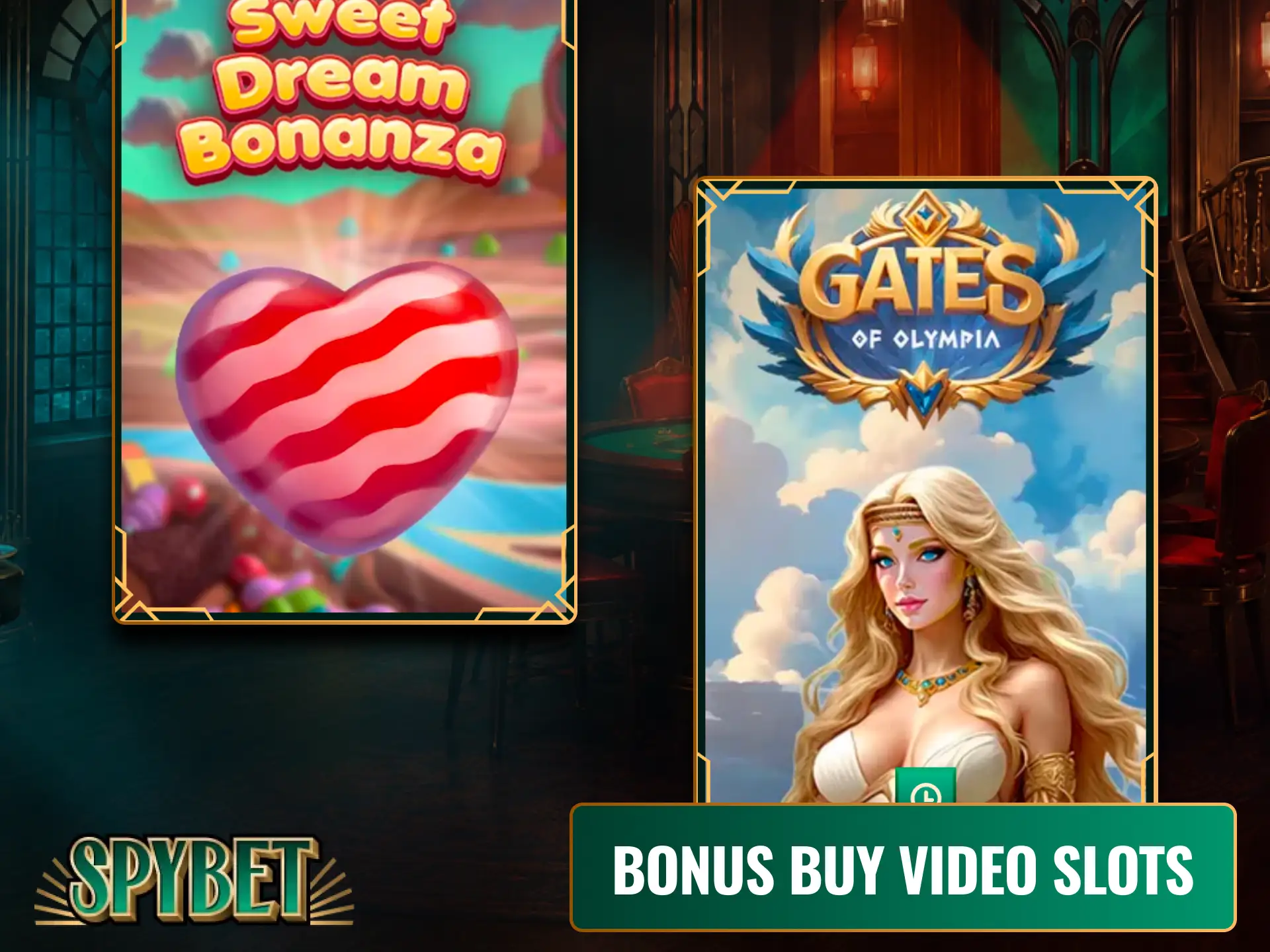 Jump straight into the action and buy feature rounds instantly on Bonus Buy Video Slots at Spybet.
