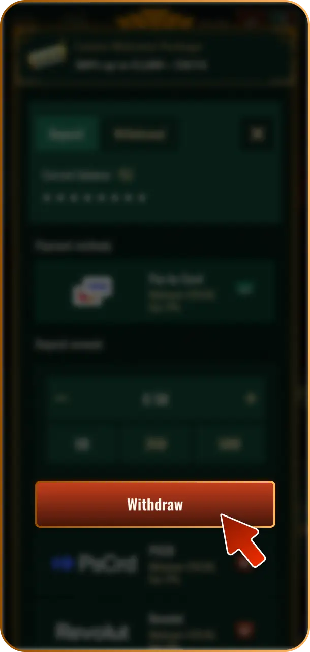 Confirm and complete verification if prompted to authorize your payout on Spybet.